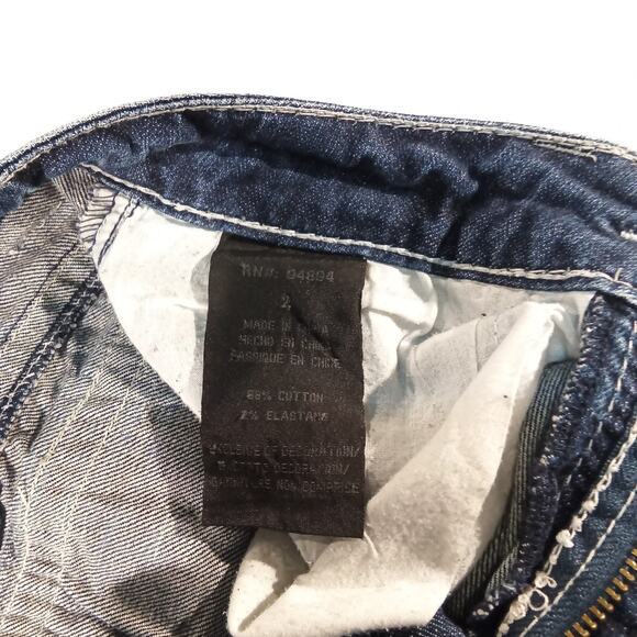 Live Hard women's Bootcut Jeans Excellent Condition Size 2 - Picture 8 of 9